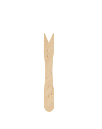 Biopak Petit μικρό πιρούνι ξύλινο 8,5cm 1000τεμ