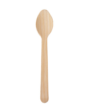 Biopak Silva κουτάλι ξύλινο waxed 18,5cm 100τεμ