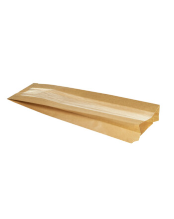 Biopak ecoecho® θήκη σάντουιτς καφέ χάρτινη 10x50x37cm