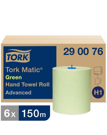 Tork Matic® χειροπετσέτα σε ρολό 2φυλλη πράσινη 150m