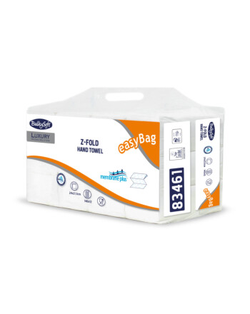 BulkySoft® Membrane Plus χειροπετσέτα λευκή 3φυλλη Z-Fold 24x21,5cm 140τεμ