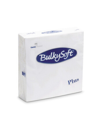 BulkySoft® Plus χαρτοπετσέτα point to point λευκή 1/4 38x38cm 40τεμ