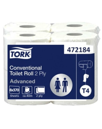 Tork® Soft ρολό υγείας λευκό 2φυλλο 40m