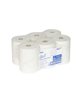 Scott® Slimroll χειροπετσέτα σε ρολό 1φυλλη λευκή 190m