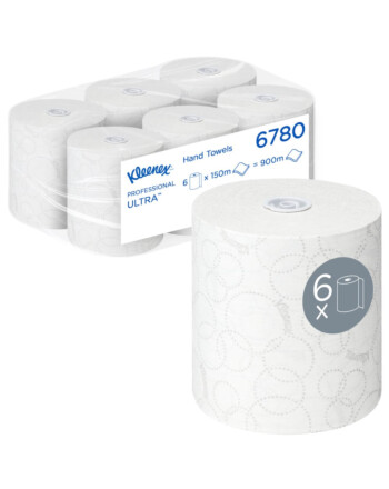 Kleenex® Ultra χειροπετσέτα σε ρολό 2φυλλη λευκή 150m
