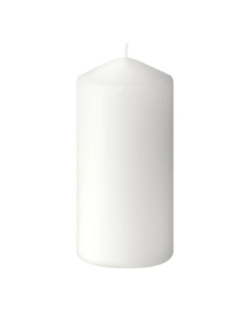 Duni Pillar κερί ματ λευκό 15xØ7cm 50h