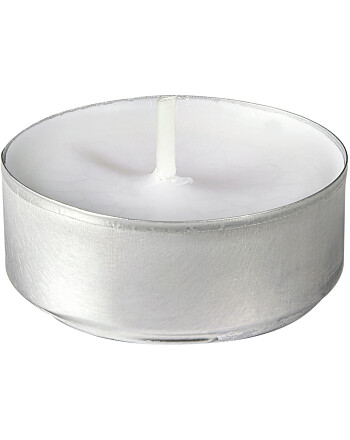 Duni Tealights κερί ρεσό λευκό Ø3,9cm 100τεμ 4h
