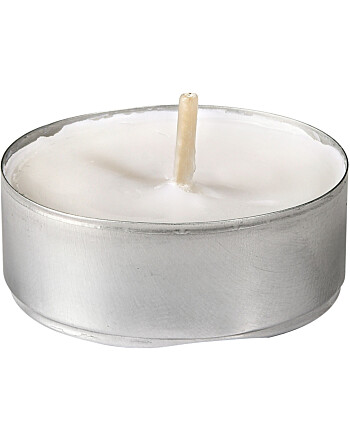 Duni Tealights κερί ρεσό λευκό Ø3,9cm 200τεμ 4h