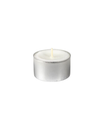 Duni Tealights κερί ρεσό λευκό Ø3,9cm 100τεμ 8h