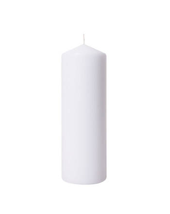 Duni Pillar κερί λευκό 30xØ10cm 200h