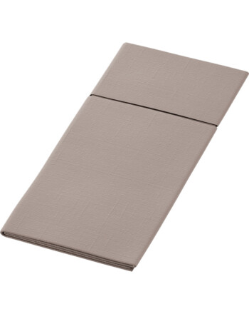 Duni Bio Duniletto® Slim χαρτοπετσέτα φάκελος γκρεζ 40x33cm Airlaid 65τεμ