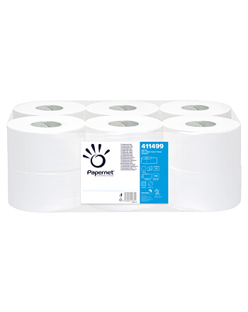 Papernet® Special Mini Jumbo ρολό υγείας λευκό 2φυλλο 120m