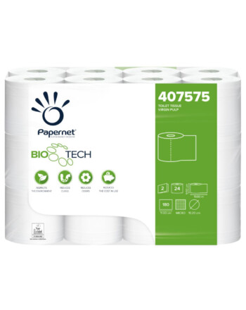 Papernet® Biotech Superior ρολό υγείας λευκό 2φυλλο 19,8m