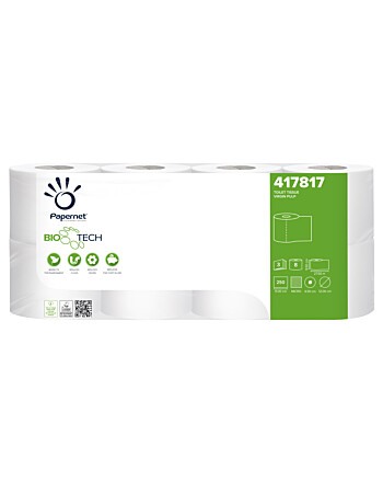 Papernet® Biotech Superior ρολό υγείας λευκό 3φυλλο 27,5m