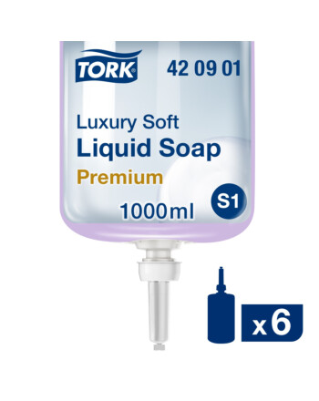 Tork® Luxury Soft υγρό σαπούνι χεριών 1L 