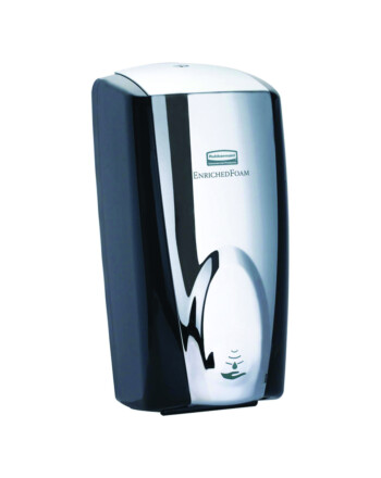 Rubbermaid® ηλεκτρονική συσκευή σαπουνιού χεριών σε αφρό μαύρη/chrome 1,1L