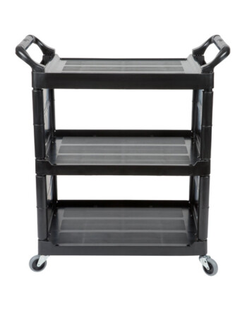 Rubbermaid® Utility τρόλεϊ πολλαπλών χρήσεων κλειστό μαύρο