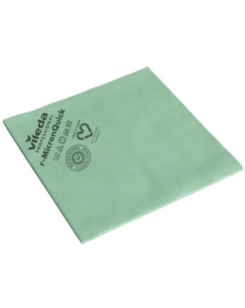 Vileda® recycled MicronQuick αντιβακτηριδιακό πανί μικροϊνών πράσινο 38x40cm