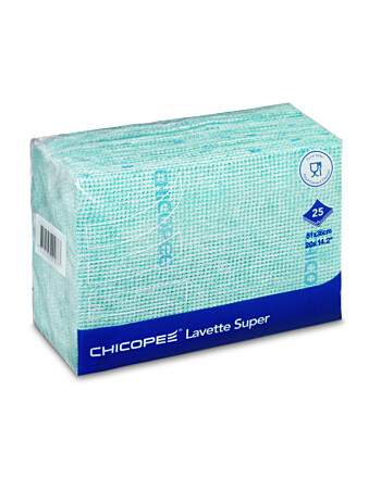 Chicopee Lavette Super πανί πολλαπλών χρήσεων 1/4 Fold πράσινο 51x36cm	