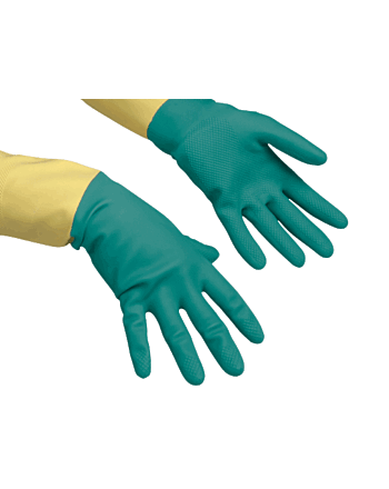 Vileda® Heavyweight γάντια πολλαπλών χρήσεων λάτεξ πράσινα M 2τεμ