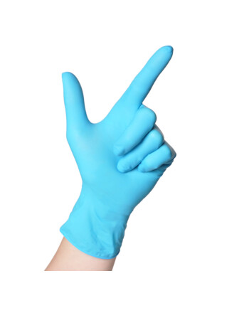 Semperguard® Sapphire γάντια μιας χρήσης νιτριλίου χωρίς πούδρα μπλε L 100τεμ
