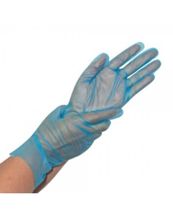 AMPri Basic-Plus γάντια μιας χρήσης TPE χωρίς πούδρα μπλε M 200τεμ
