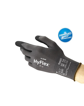Ansell Hyflex 11-840 γάντια γενικής χρήσης νιτριλίου γκρι Νο.8