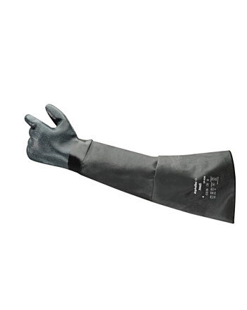 Ansell AlphaTec® 19-026 γάντια πολλαπλών χρήσεων για προστασία από χημικά και θερμότητα μαύρα No.8