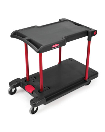 Rubbermaid® Utility πλατφόρμα μεταφοράς πτυσσόμενη μαύρη 182kg