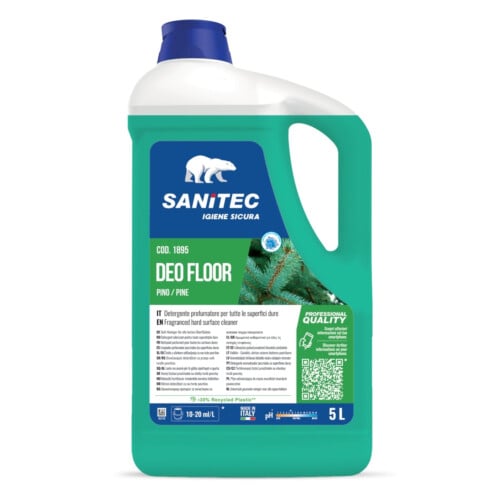 Sanitec Deo Floor ουδέτερο καθαριστικό γενικής χρήσης με άρωμα Pine 5L/ 5 Kg