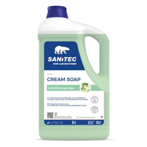 Sanitec ενυδατικό σαπούνι Hands & Body με άρωμα Green Aloe 5L