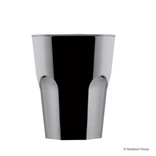 Goldplast Roxy ποτήρι 330ml SAN μαύρο  