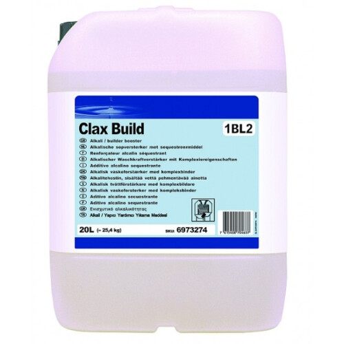 Diversey Clax® Build 12B2 ενισχυτικό αλκαλικότητας για μέτριας σκληρότητας και σκληρά νερά 20L