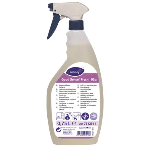 Diversey Good Sense Fresh O3A άρωμα χώρου σε σπρέι 750ml