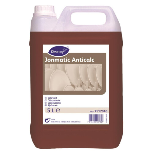 Diversey Jonmatic Anticalc αφαλατικό συμπυκνωμένο για πλυντήριο πιάτων 5L