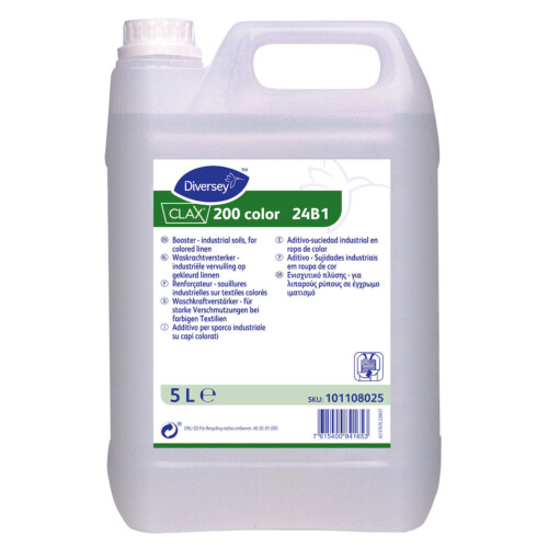 Diversey Clax 200 Color 24B1 ενισχυτικό πλύσης 5L