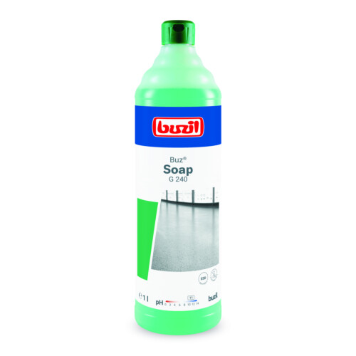 Buzil Buz Soap G240 καθαριστικό αδιάβροχων δαπέδων με βάση σαπούνι 1L