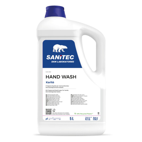 Sanitec υγρό σαπούνι χεριών με άρωμα Karite 5L