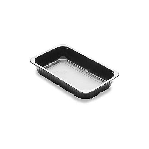 Duni Duniform® DF Baseline σκεύος φαγητού 1248ml ορθογώνιο μαύρο PP 26x15,8x4,37cm 384τεμ