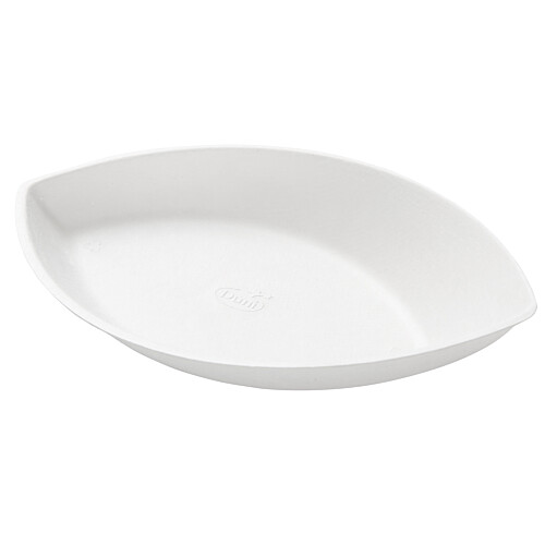 Biopak μπολ 140ml bagasse λευκό 17,5x10,4x3,5cm 35τεμ