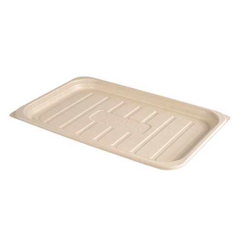 Biopak Essential δίσκος bagasse 46x30x2,5cm καφέ 45τεμ