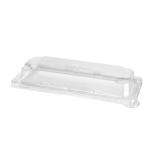 Biopak καπάκι διάφανο ορθογώνιο rPET για σκεύος sushi 225ml 50τεμ
