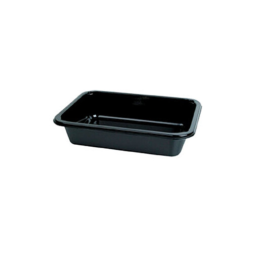 Biopak ecoecho Duniform® Menu Tray δοχείο 1 θέσης μαύρο ορθογώνιο από rPET 18,7x13,7x3,4cm 480τεμ
