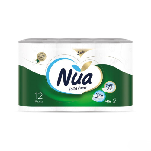 Nua ρολό υγείας λευκό 3φυλλο 17m