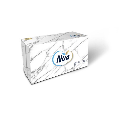 Nua χαρτομάντιλα 3φυλλα 20,8x20cm 100τεμ