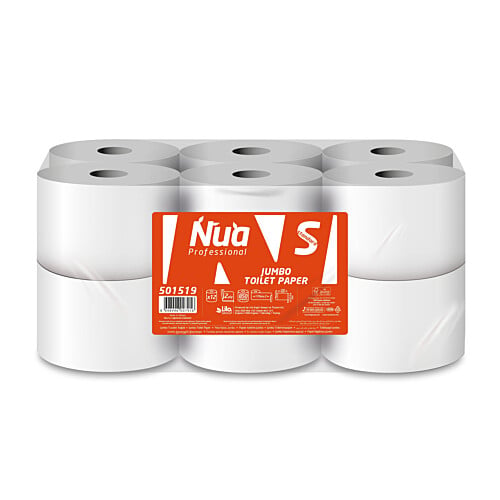 Nua Mini Jumbo ρολό υγείας λευκό 2φυλλο 170m
