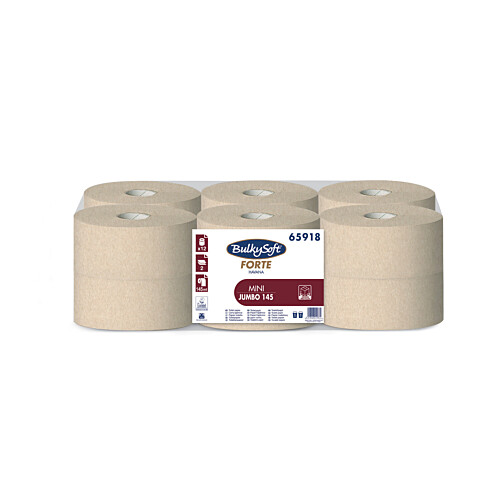 BulkySoft® Forte Havana Mini Jumbo ρολό υγείας κραφτ 2φυλλο 145m