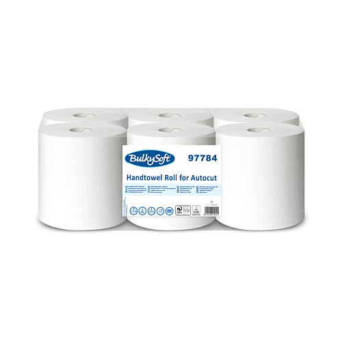 BulkySoft® Classic χειροπετσέτα σε ρολό 2φυλλη λευκή 160m