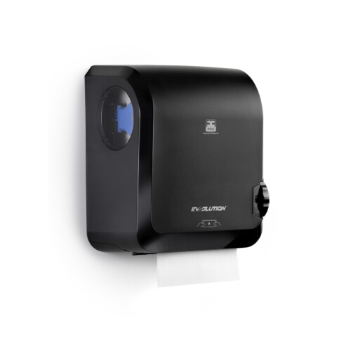 BulkySoft® Evsolution συσκευή χειροπετσέτας σε ρολό μαύρη