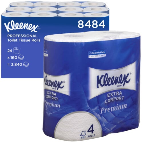 Kleenex® ρολό υγείας λευκό 4φυλλο 19,2m